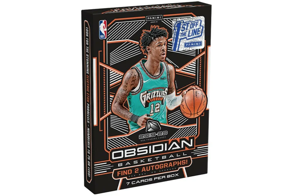 2019-20 Panini Obsidian Basketball 1st Off The Line Box