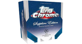 2019-20 Topps Chrome Champions League Sapphire Edition Soccer Box