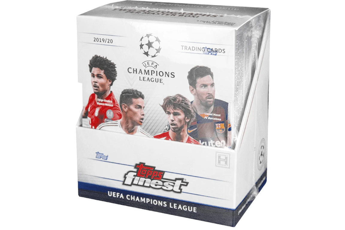2019-20 Topps Finest UEFA Champions League Soccer Hobby Box