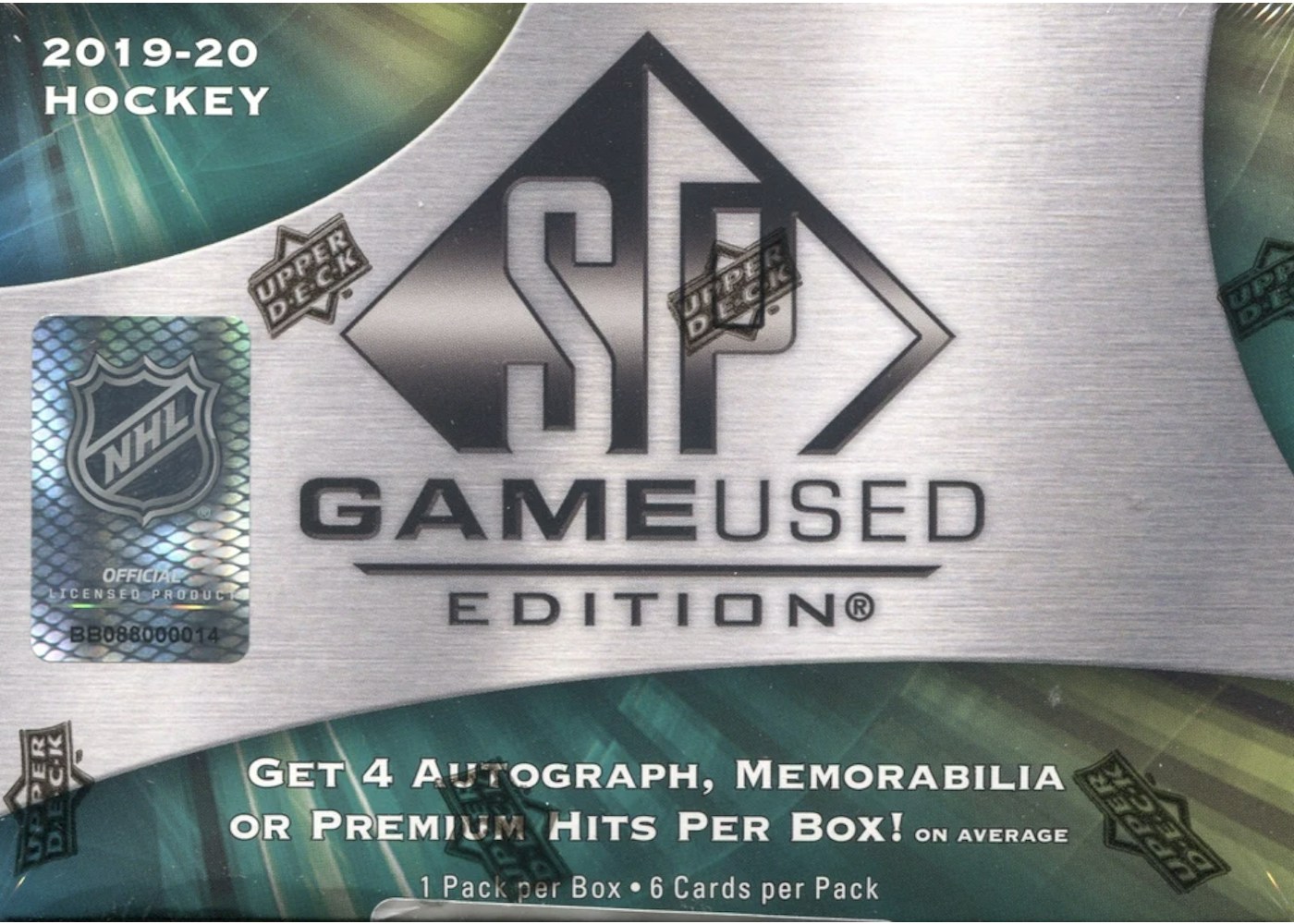 201920 Upper Deck SP Game Used Hockey Hobby Box 201920
