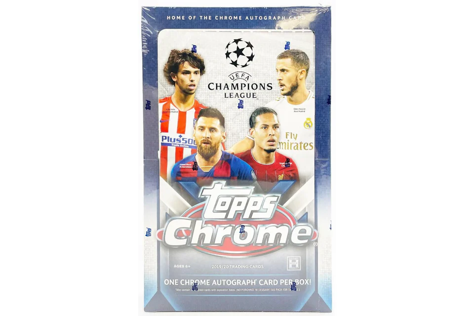 2019-20 Topps Chrome UEFA Champions League Soccer Hobby Box - 2019-20 - US