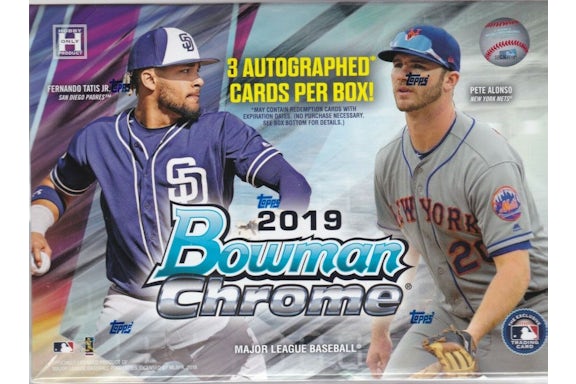 2019 Bowman Chrome Baseball HTA Choice Box