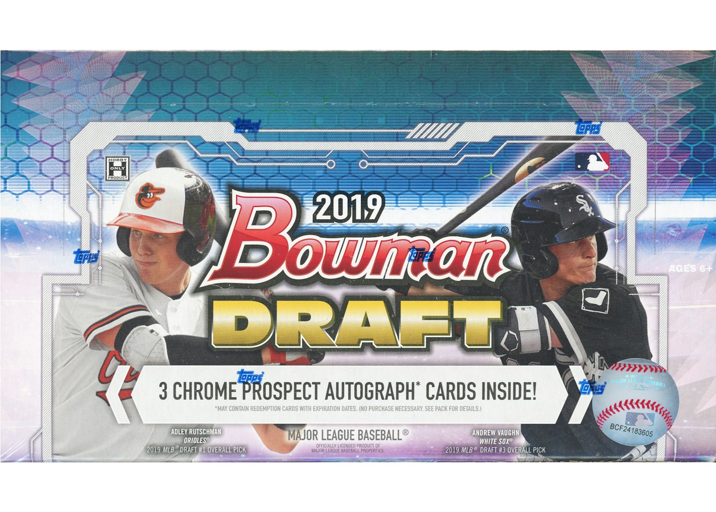 2019 Bowman Draft Baseball Hobby Jumbo Box 2019