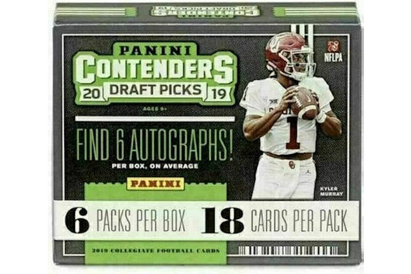 2019 Panini Contenders Draft Picks Football Hobby Box