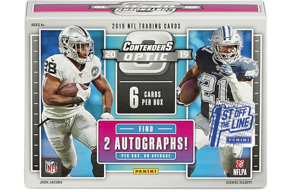 2019 Panini Contenders Optic Football 1st Off The Line Hobby Box