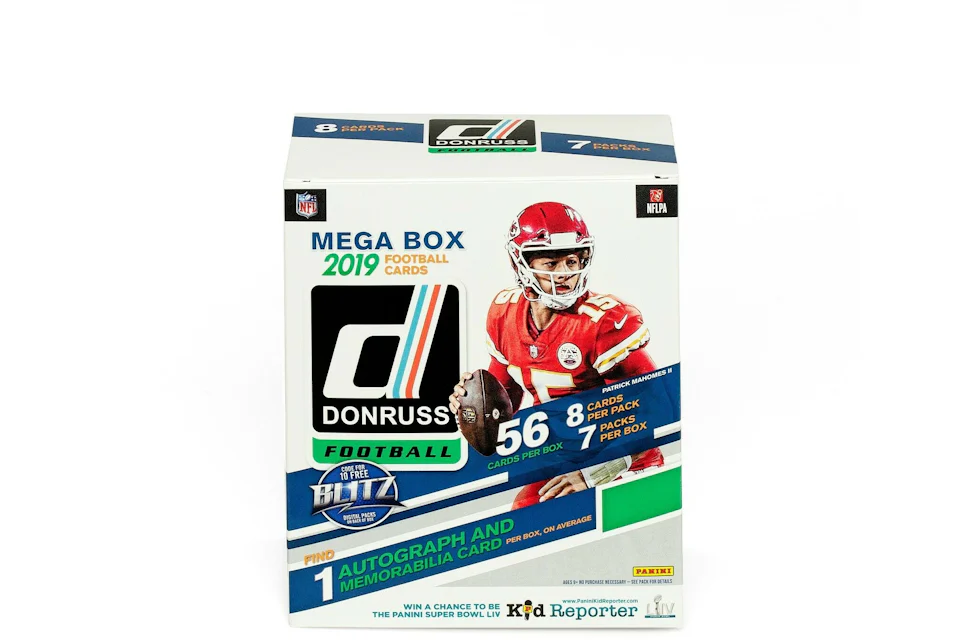 2019 Panini Donruss Football Mega Box 56 Ct.