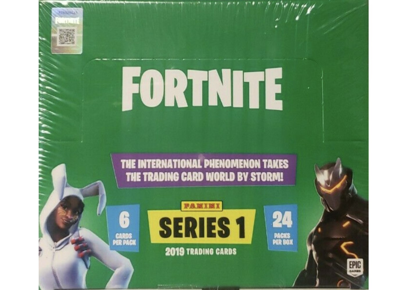 2019 Panini Fortnite Series 1 Hobby Box Clear Shrink Wrap 2019 Fortnite Series 1 Hobby Box Fortnite Series 1 Hobby Box 2019 Panini Fortnite Series 1 Hobby Box Clear Shrink Wrap 2019
