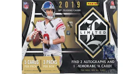 2019 Panini Limited Football 1st Off The Line Box