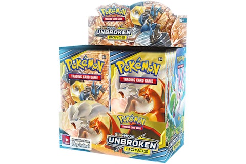 2019 Pokemon Sun & Moon Unbroken Bonds Booster Box - US 2019 Pokemon Sun & Moon Unbroken Bonds Booster Box - US