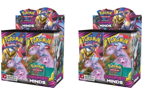 2019 Pokemon Sun & Moon Unified Minds Booster Box 2X Lot - US 2019 Pokemon Sun & Moon Unified Minds Booster Box 2X Lot - US