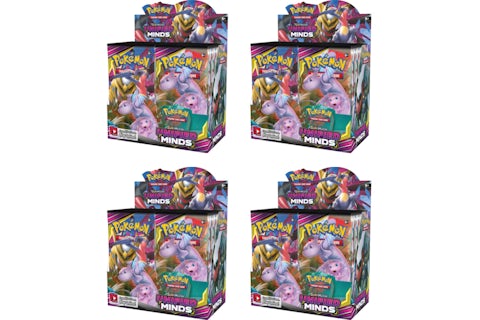 2019 Pokemon Sun & Moon Unified Minds Booster Box 4X Lot - US 2019 Pokemon Sun & Moon Unified Minds Booster Box 4X Lot - US