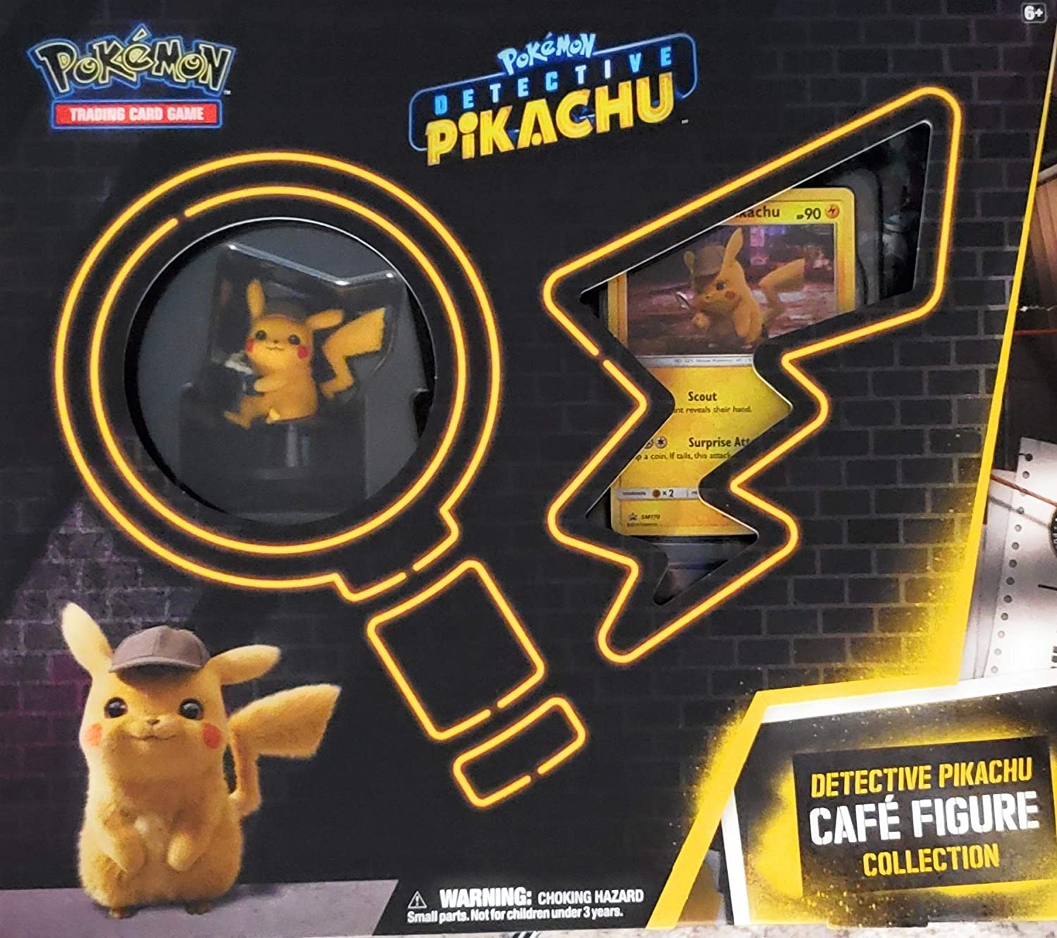 Pokemon tcg detective pikachu on the case 2024 figure collection