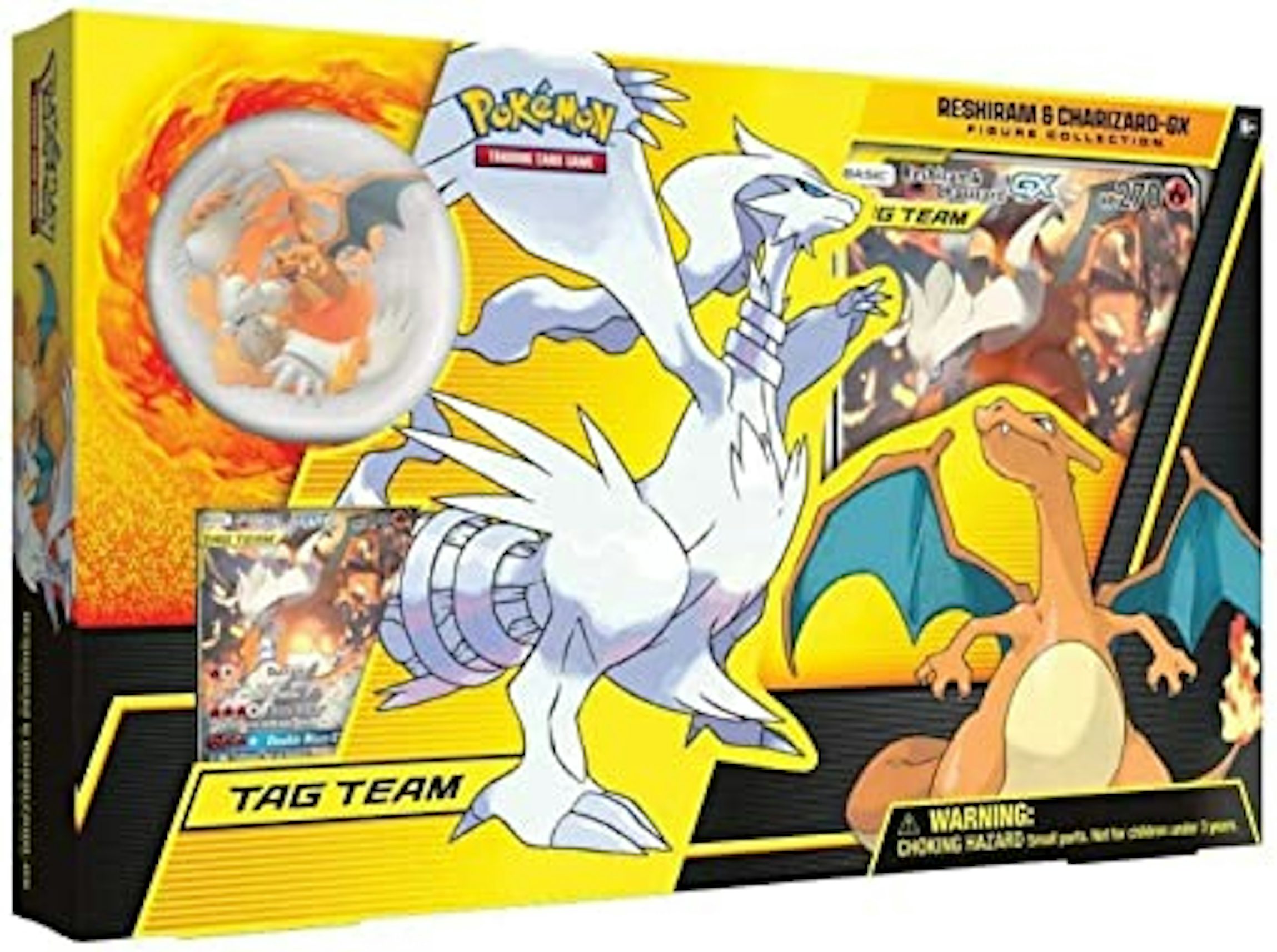Pokémon TCG: Baralhos Batalha do Reshiram e Charizard GX com Heatran  Radiante (Shiny)