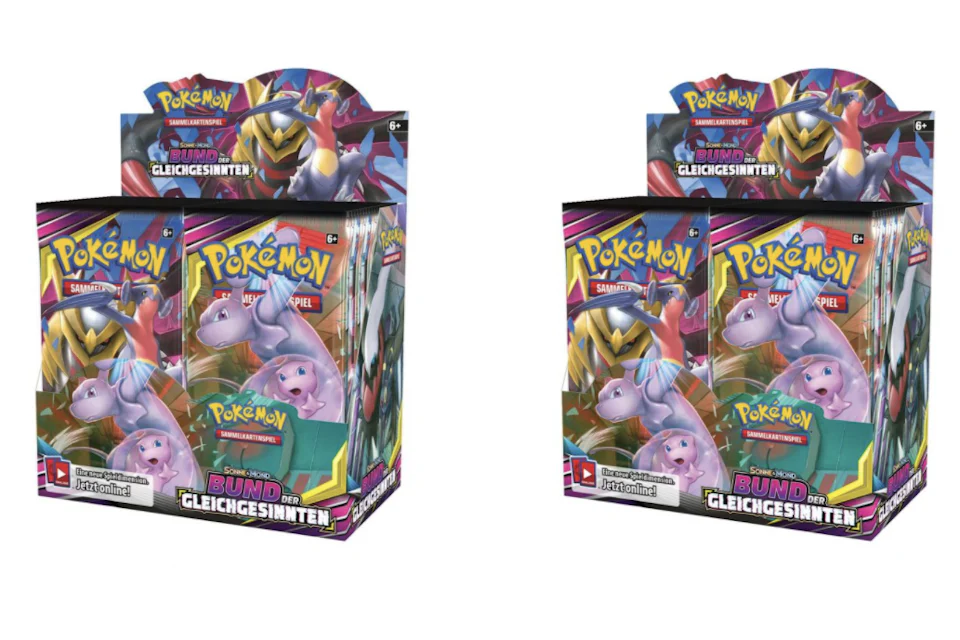 Pokémon TCG Sonne & Mond Bund der Gleichgesinnten Booster Box 2x Lot