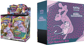 Pokémon TCG Sonne & Mond Bund der Gleichgesinnten Top Trainer Box/Booster Box 2x Bundle