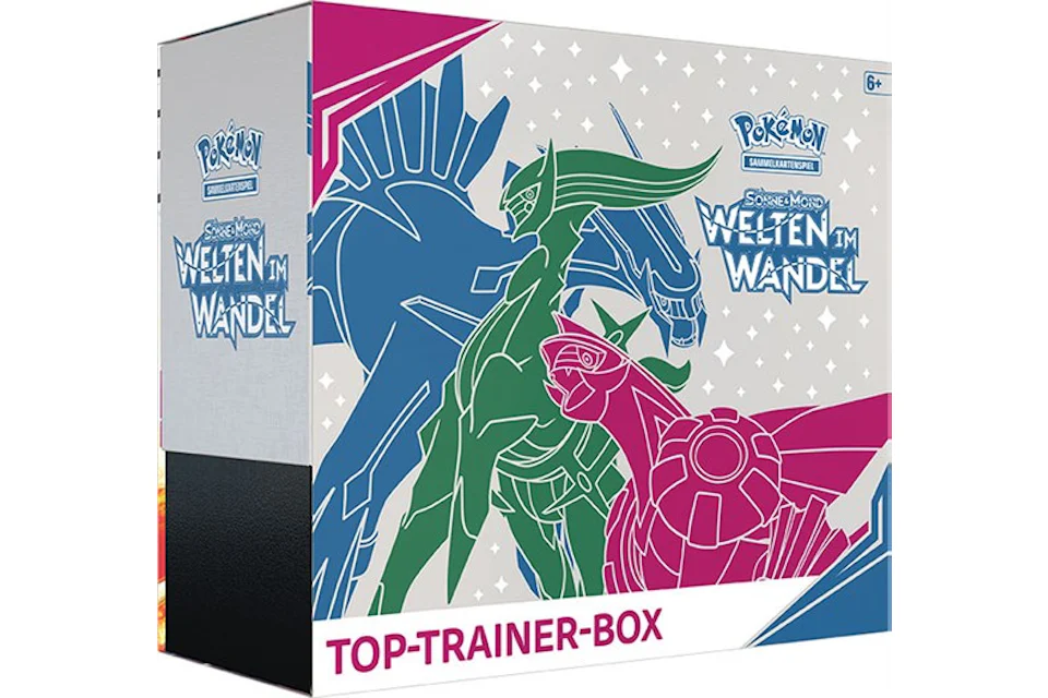 Pokémon TCG Sonne & Mond Welten Im Wandel Top Trainer Box
