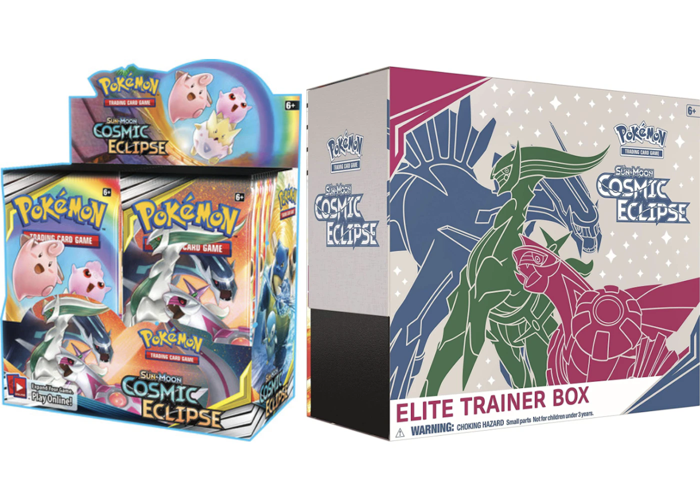 Pokmon TCG Sun & Moon Cosmic Eclipse Booster Box & Elite Trainer Box Bundle - US Pokmon TCG Sun & Moon Cosmic Eclipse Booster Box & Elite Trainer Box Bundle - US