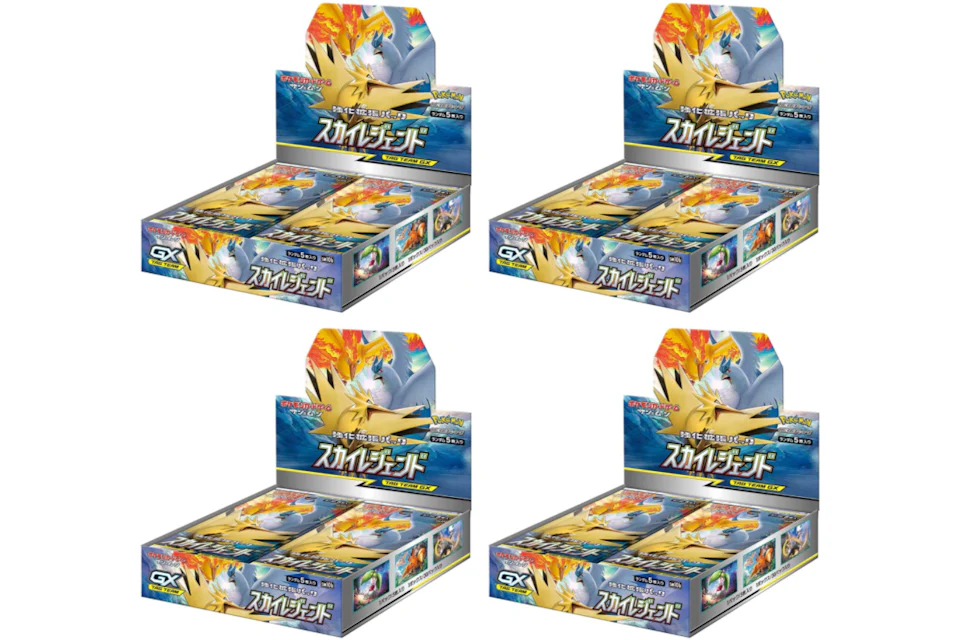 Pokémon TCG Sun & Moon Reinforcement Expansion Pack Sky Legend Box x4 (Japanese)