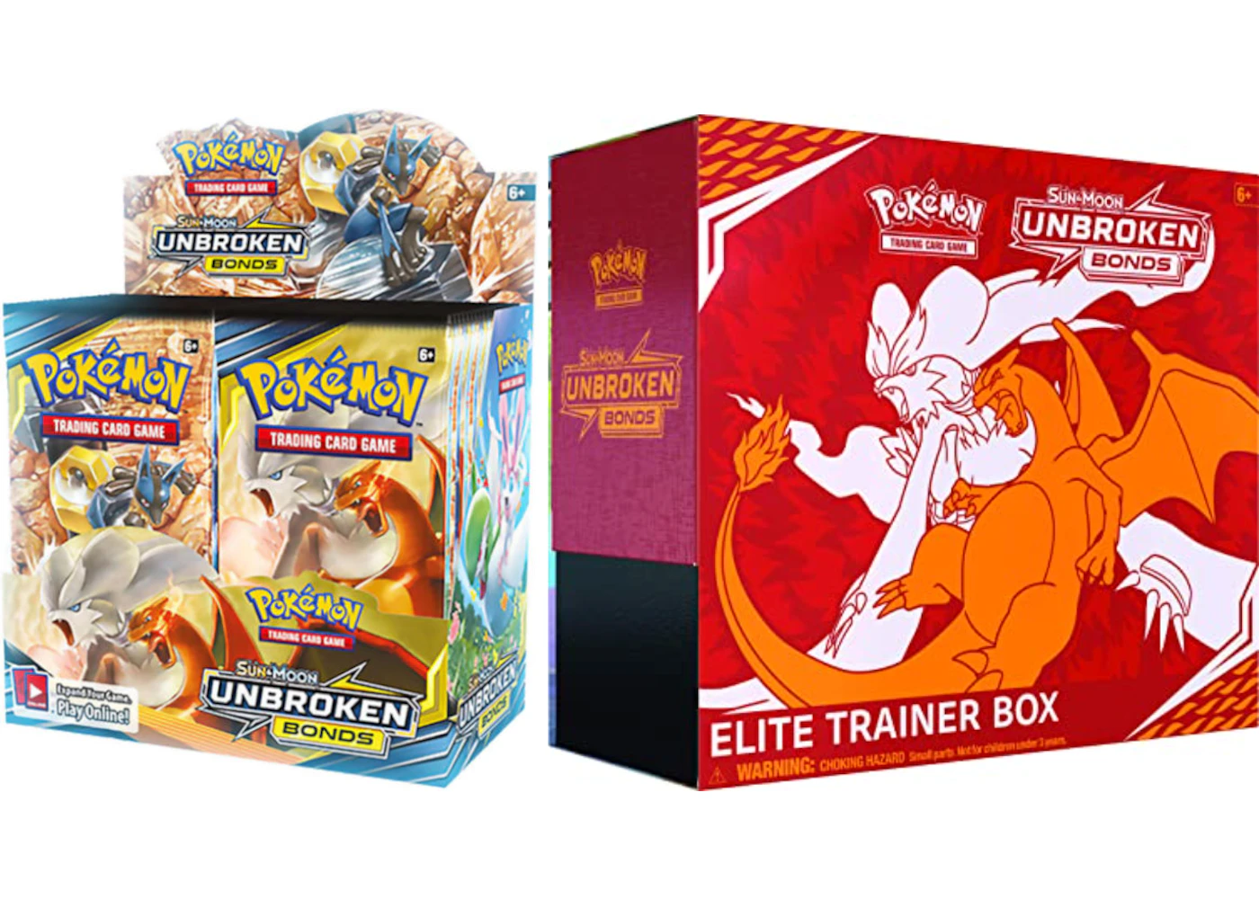 Pokmon TCG Sun & Moon Unbroken Bonds Booster Box & Elite Trainer Box Bundle - US Pokmon TCG Sun & Moon Unbroken Bonds Booster Box & Elite Trainer Box Bundle - US