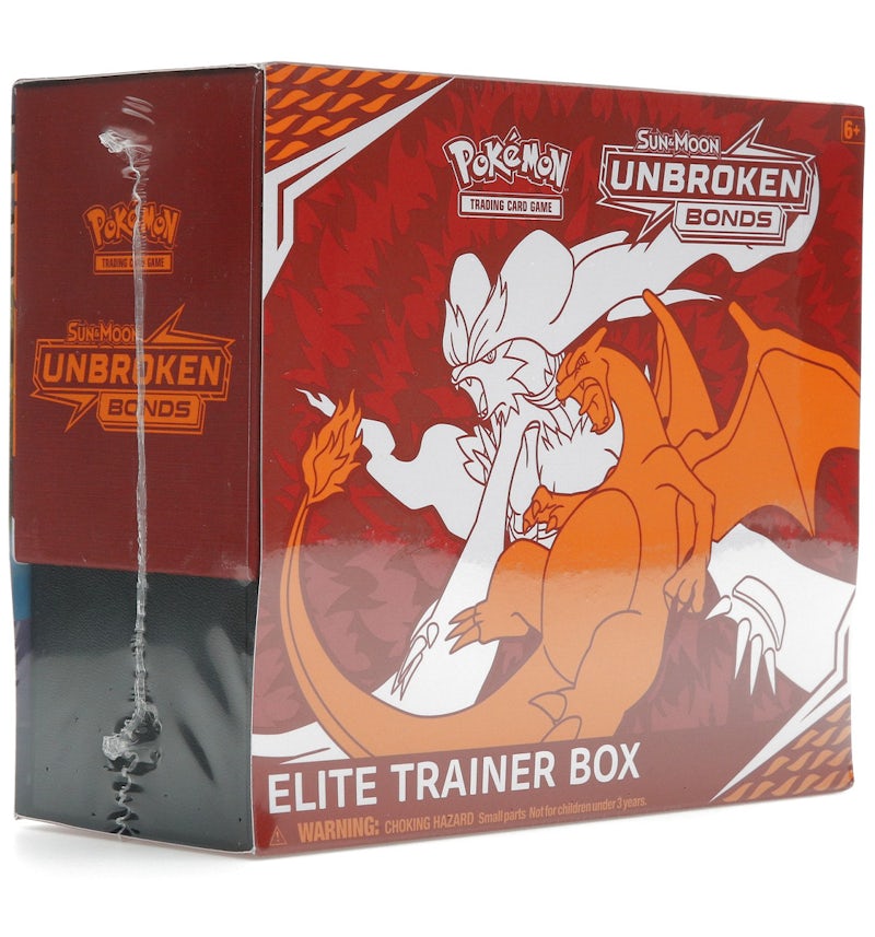 2019 Pokemon TCG Sun & Moon Unbroken Bonds Elite Trainer Box - US 2019 Pokemon TCG Sun & Moon Unbroken Bonds Elite Trainer Box - US