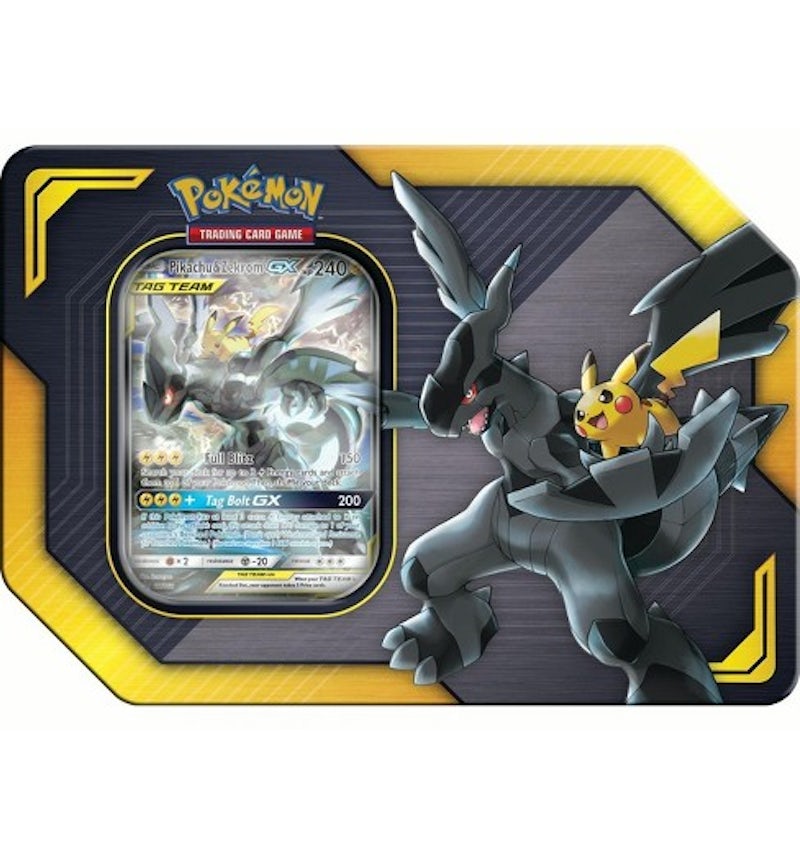 2019 Pokemon TCG TAG TEAM Tins Pikachu & Zekrom GX - US 2019 Pokemon TCG TAG TEAM Tins Pikachu & Zekrom GX - US