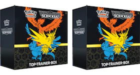 Pokémon TCG Verborgenes Schicksal Top Trainer Box 2x Lot