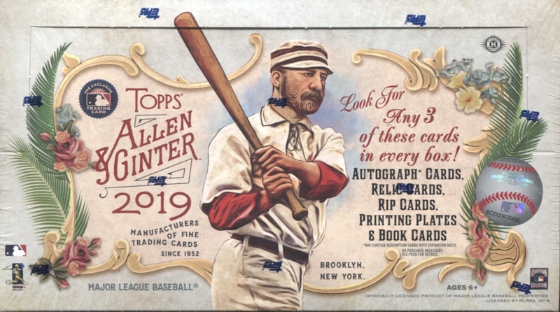 2019 Topps Allen & Ginter Baseball Hobby Box