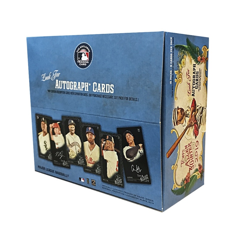 2019 Topps Allen & Ginter X Baseball Hobby Box