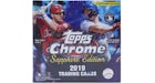 Caja Topps Chrome Baseball Edición Zafiro 2019
