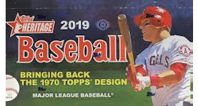 2019 Topps Heritage Baseball Hobby Box