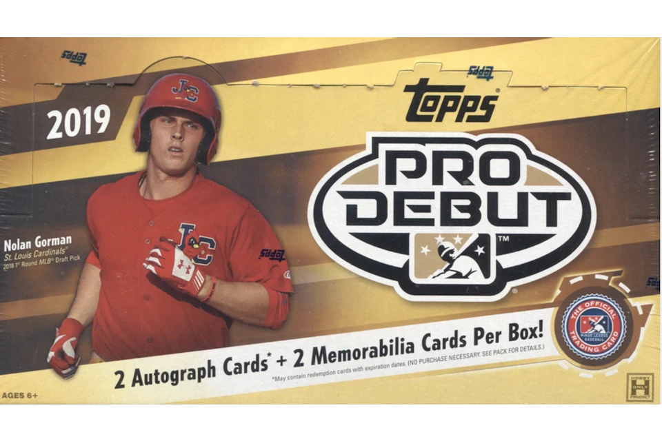 2019 Topps Pro Debut Baseball Hobby Box