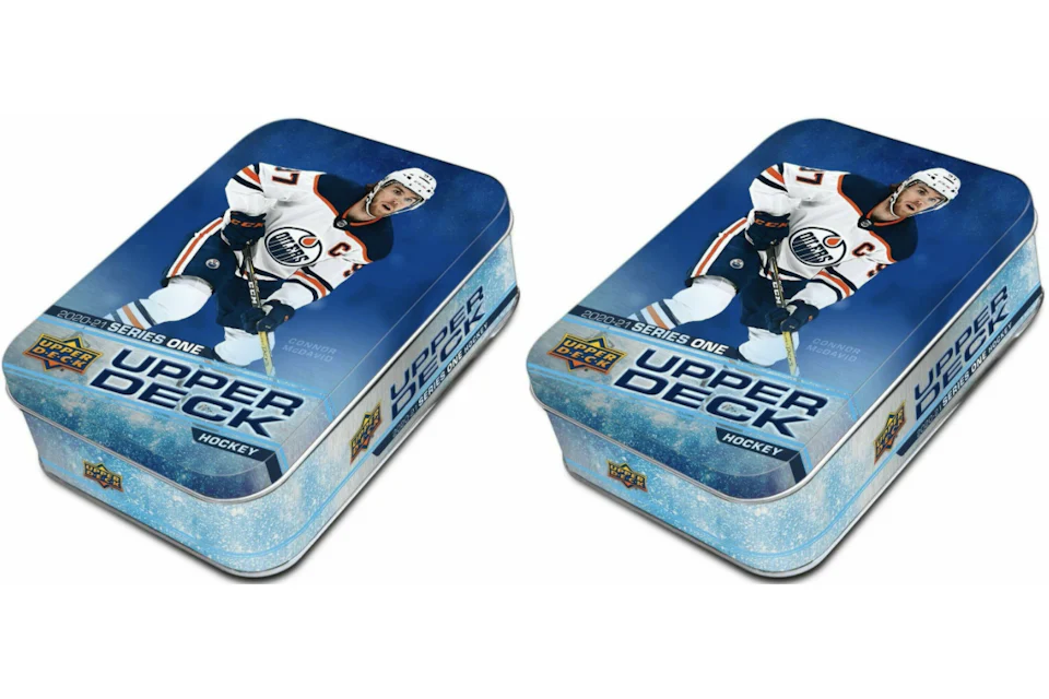 2020-2021 Upper Deck Series One Hockey Tin 2x Lot
