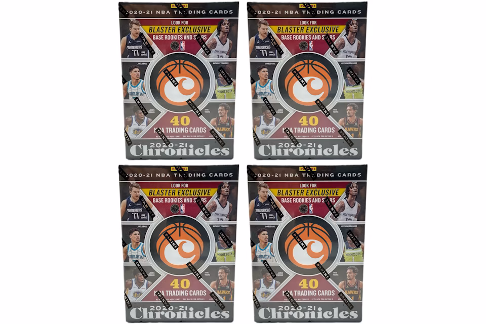 2020-21 Panini Chronicles Basketball Blaster Box 4x Lot