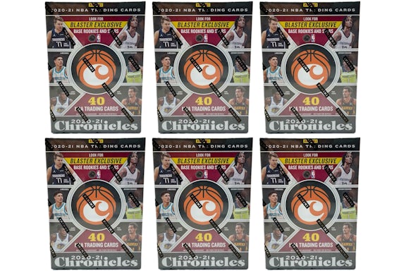 2020-21 Panini Chronicles Basketball Blaster Box 6x Lote