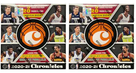 2020-21 Panini Chronicles Basketball Fanatics Exclusive Mega Box (Green Ice Parallels) 2x Lot