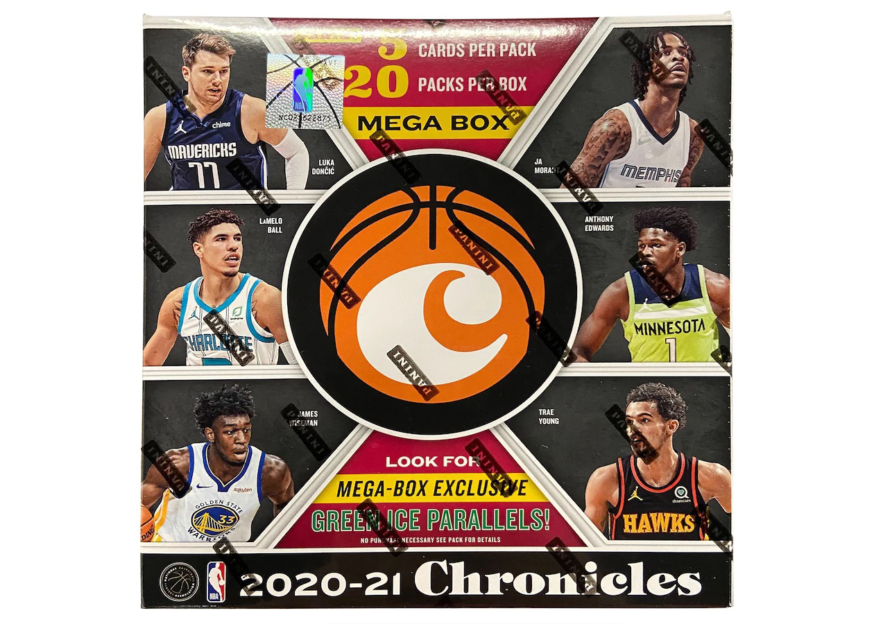 2020-21 Panini Chronicles Basketball Fanatics Exclusive Mega Box (Green Ice  Parallels)