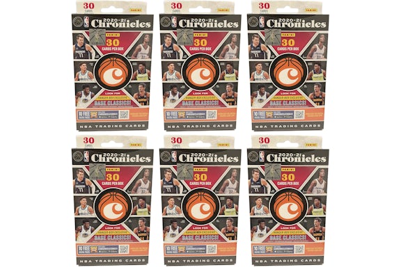 2020-21 Panini Chronicles Caja de suspensión de baloncesto 6x lote