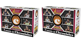 2020-21 Panini Chronicles Basketball Mega Box (Teal Parallels) 2x Lot