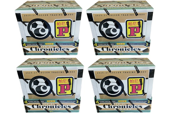2020-21 Panini Chronicles Soccer Tmall Asia Exclusive Box 4x Lot