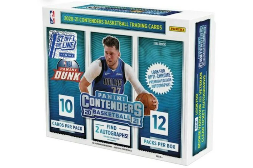 2020-21 Panini Contenders Basketball 1st Off The Line Box