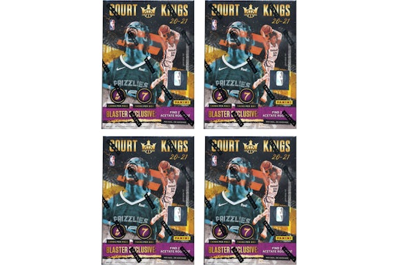 2020-21 Panini Court Kings Basketball International Blaster Box 4x Lot