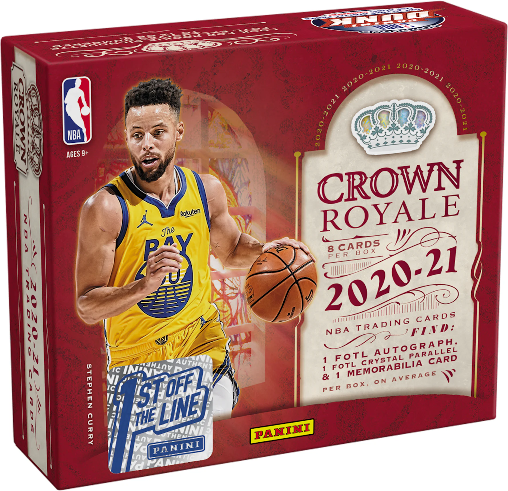 2020-21 Panini Crown Royale Basketball 1st Off The Line Box 