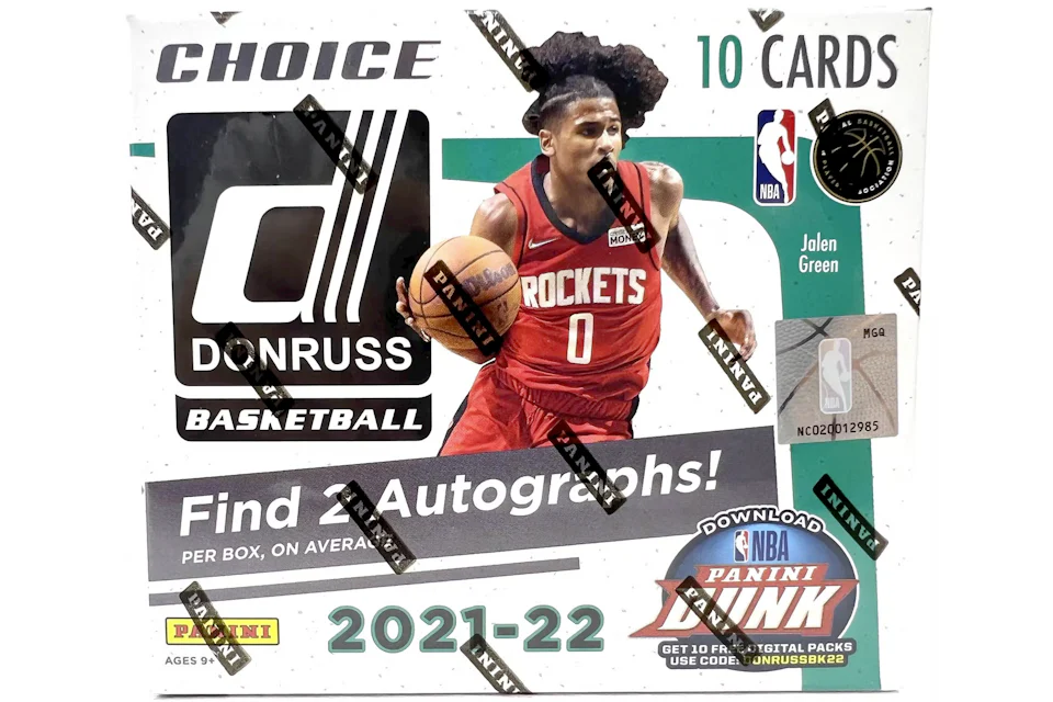 2021-22 Panini Donruss Basketball Choice Box