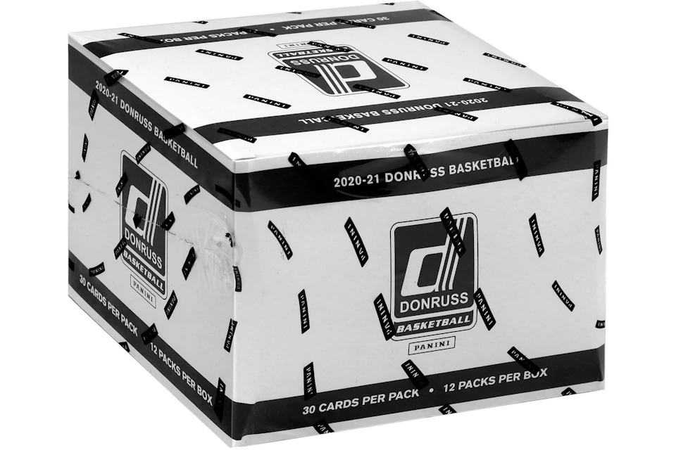 2020-21 Panini Donruss Basketball Factory Sealed Multi-Pack Cello Fat Pack Box