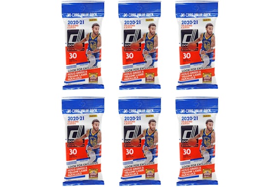 2020-21 Panini Donruss Basketball Fat Pack 6x Los