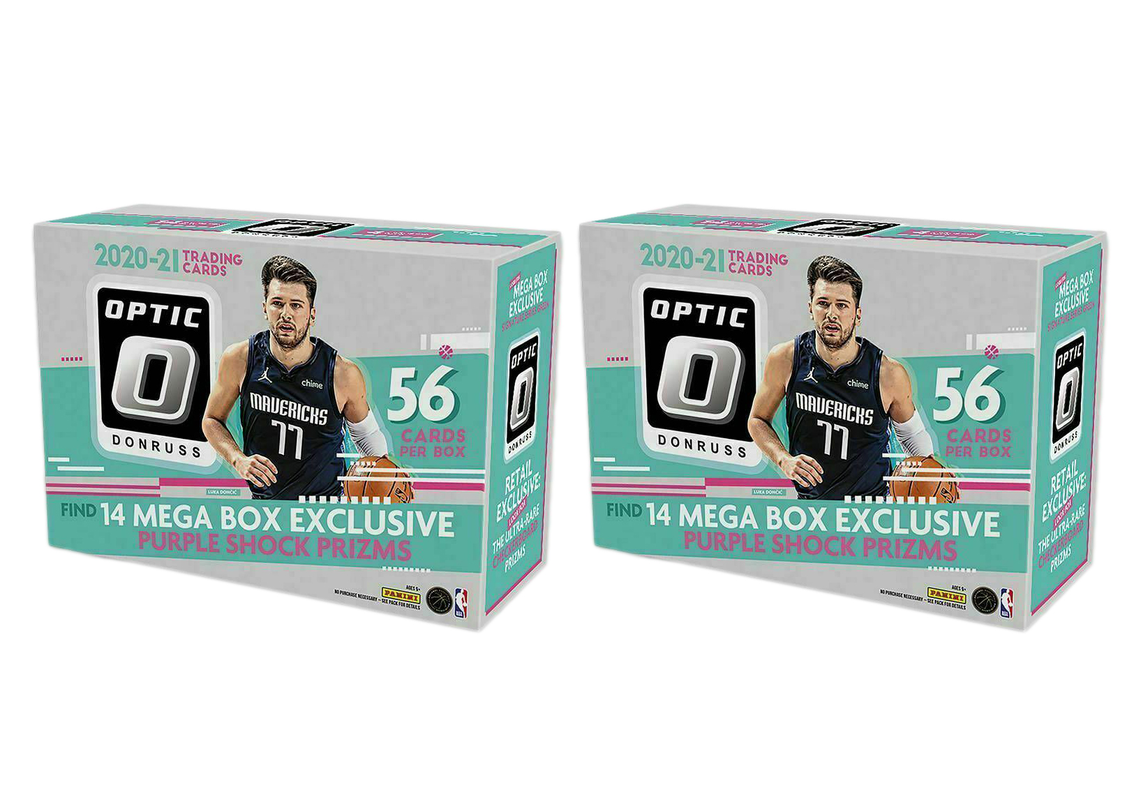 2021 Panini Donruss Optic Basketball Mega Box 56 Cards Per Box 