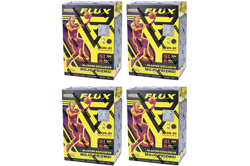 2020-21 Panini Flux Basketball Blaster Box 4x Lot