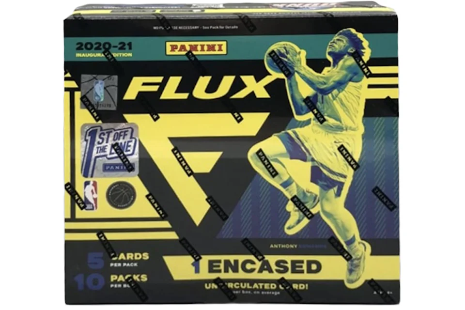 2020-21 Panini Flux Basketball Hobby Box First Off The Line