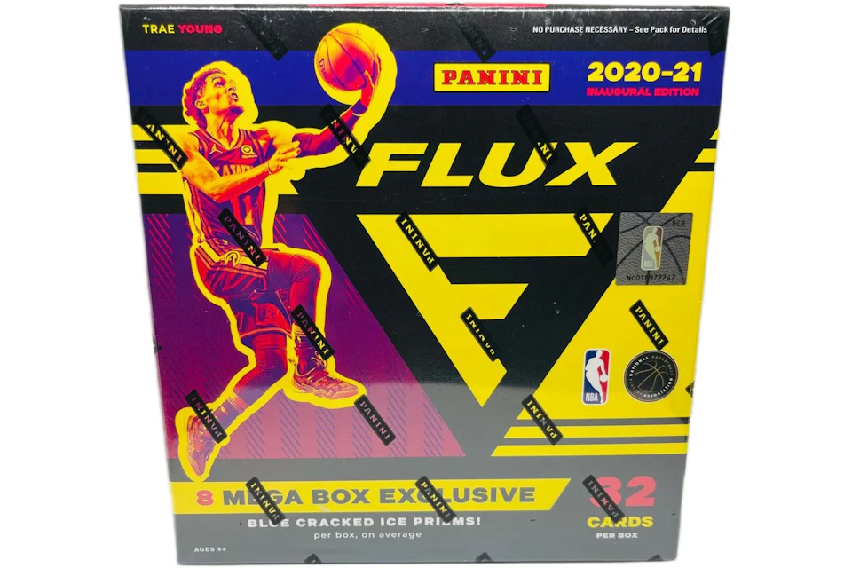 2020-21 Panini Flux Basketball Mega Box (Blue Cracked Ice)