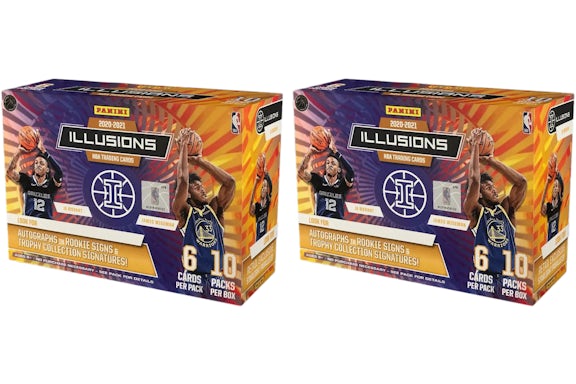 2020-21 Panini Illusions Basketball Mega Box (Objetivo) 2x Lote